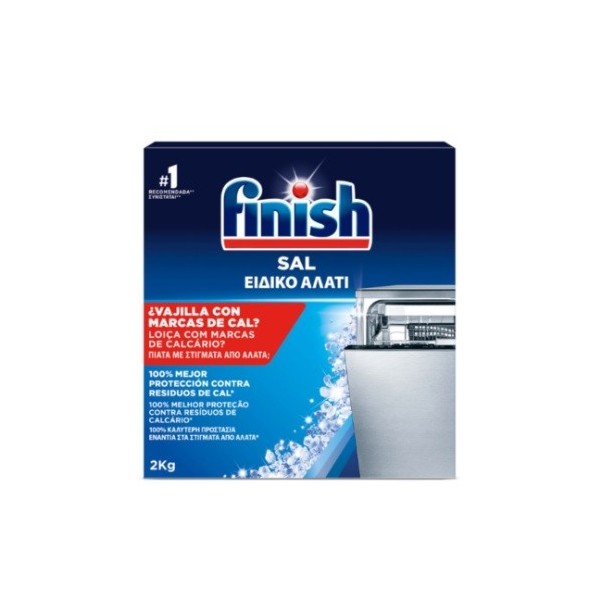 Finish sal 100% mejor proteccion del lavavajillas 2 kg.
