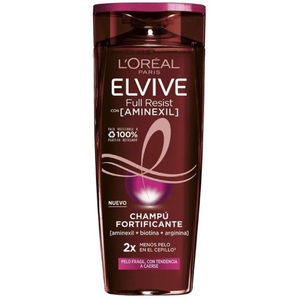 Champu L´Oreal Elvive Full Resist para pelo frágil con tendencia a caerse 380ml.