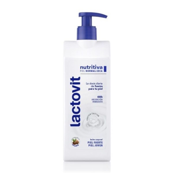 Leche corporal Lactovit nutritiva piel normal-seca 400ml dosificador