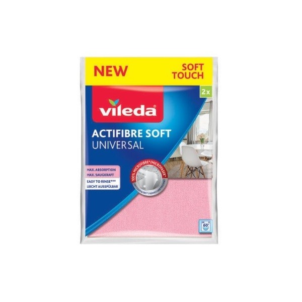Bayeta Vileda actifibra soft universal 2 unidades