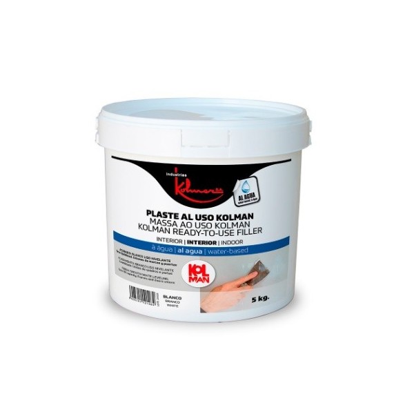 Masilla plaste al uso Kolman 5kg.
