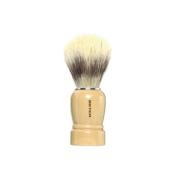 Brocha de afeitar Beter con mango de madera