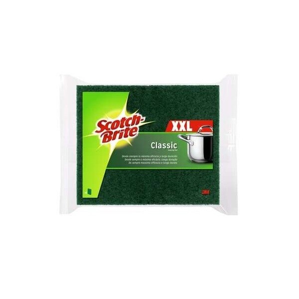 Scotch-Brite estropajo verde grande XXL classic 2+1