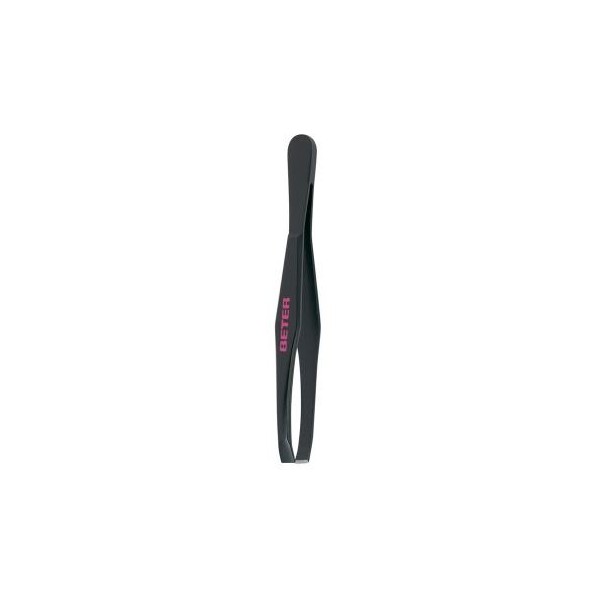 Pinza depilar pavonada punta recta Beter /34003