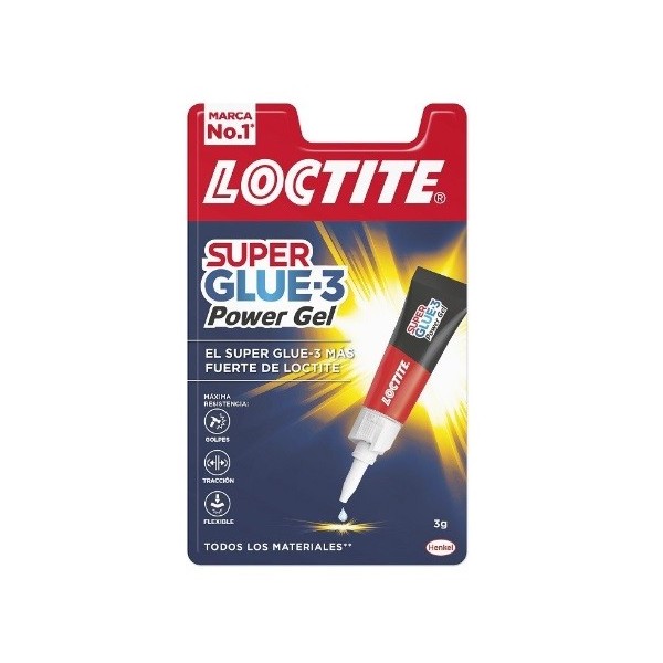 Pegamento super Glue-3 Loctite gel de 3grs.