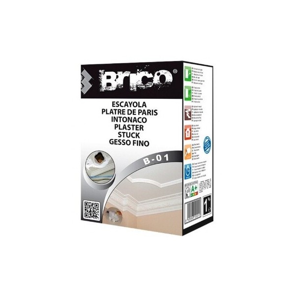 Escayola blanca B-01 de 1Kg.